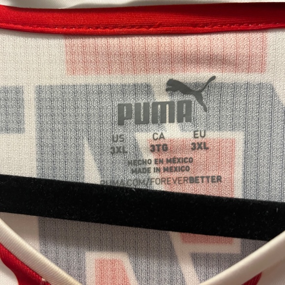 Puma Chivas De Guadalajara Home Jersey 20/21 Red Size Men XXXL - Picture 5 of 5